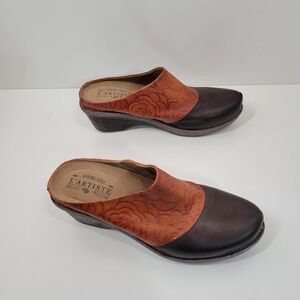 L'Artiste Women's Brown and Tan Mules
